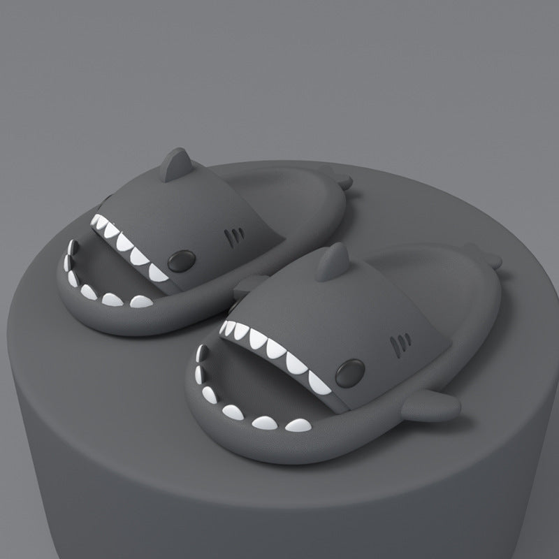 Add Bite to Your Step – Cartoon Shark Slippers