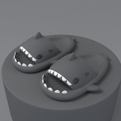 Add Bite to Your Step – Cartoon Shark Slippers