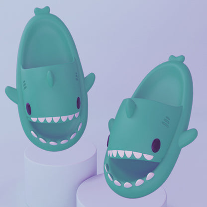 Add Bite to Your Step – Cartoon Shark Slippers