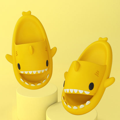 Add Bite to Your Step – Cartoon Shark Slippers
