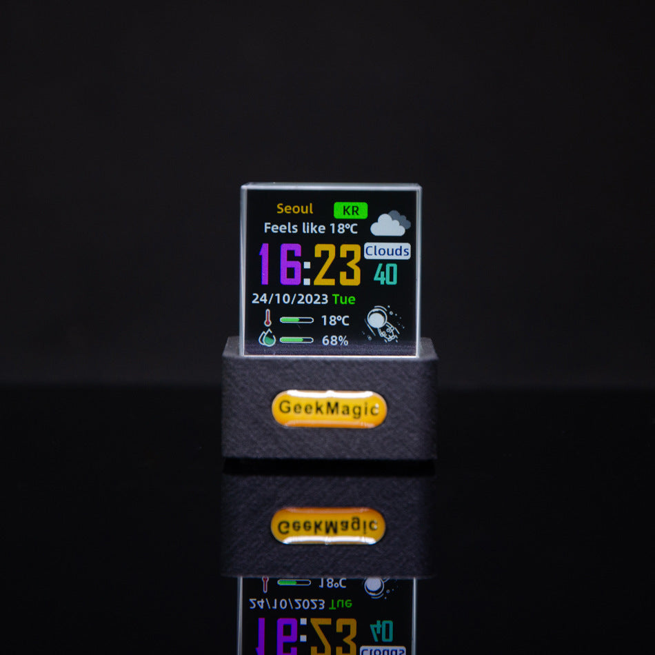 GeekMagic Mini Weather Clock with Smart Display