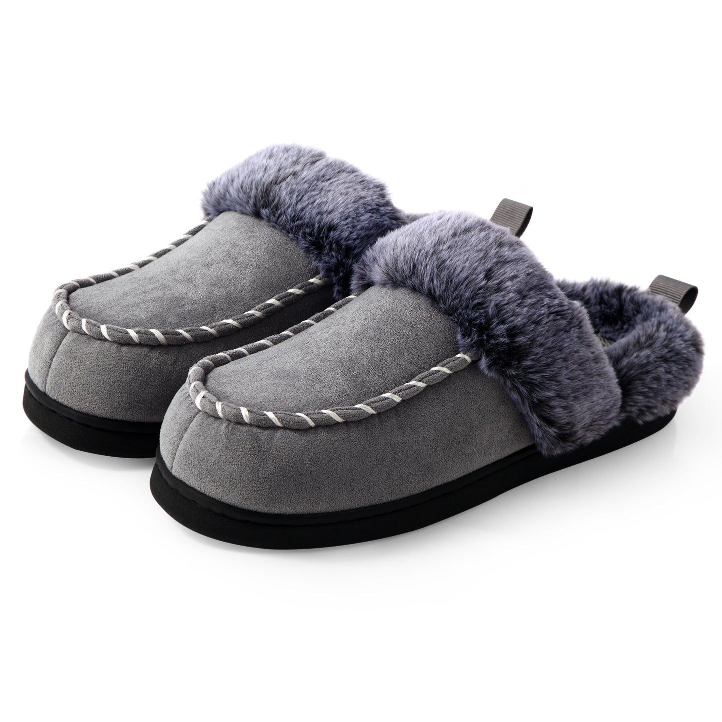 Slide Into Rugged Warmth – Suede Slippers Built for Chilly Days