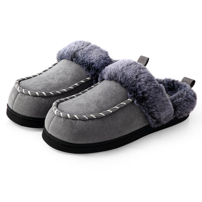 Slide Into Rugged Warmth – Suede Slippers Built for Chilly Days